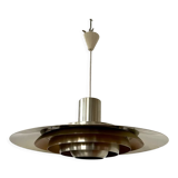 Old Scandinavian design suspension lamp Preben Fabricius and Jørgen Kastholm for Nordisk Solar vintage