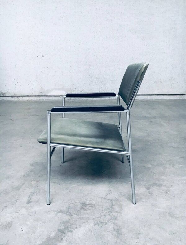 Mid-Century Modern Armchair by Gijs Van Der Sluis, Netherlands, 1960s