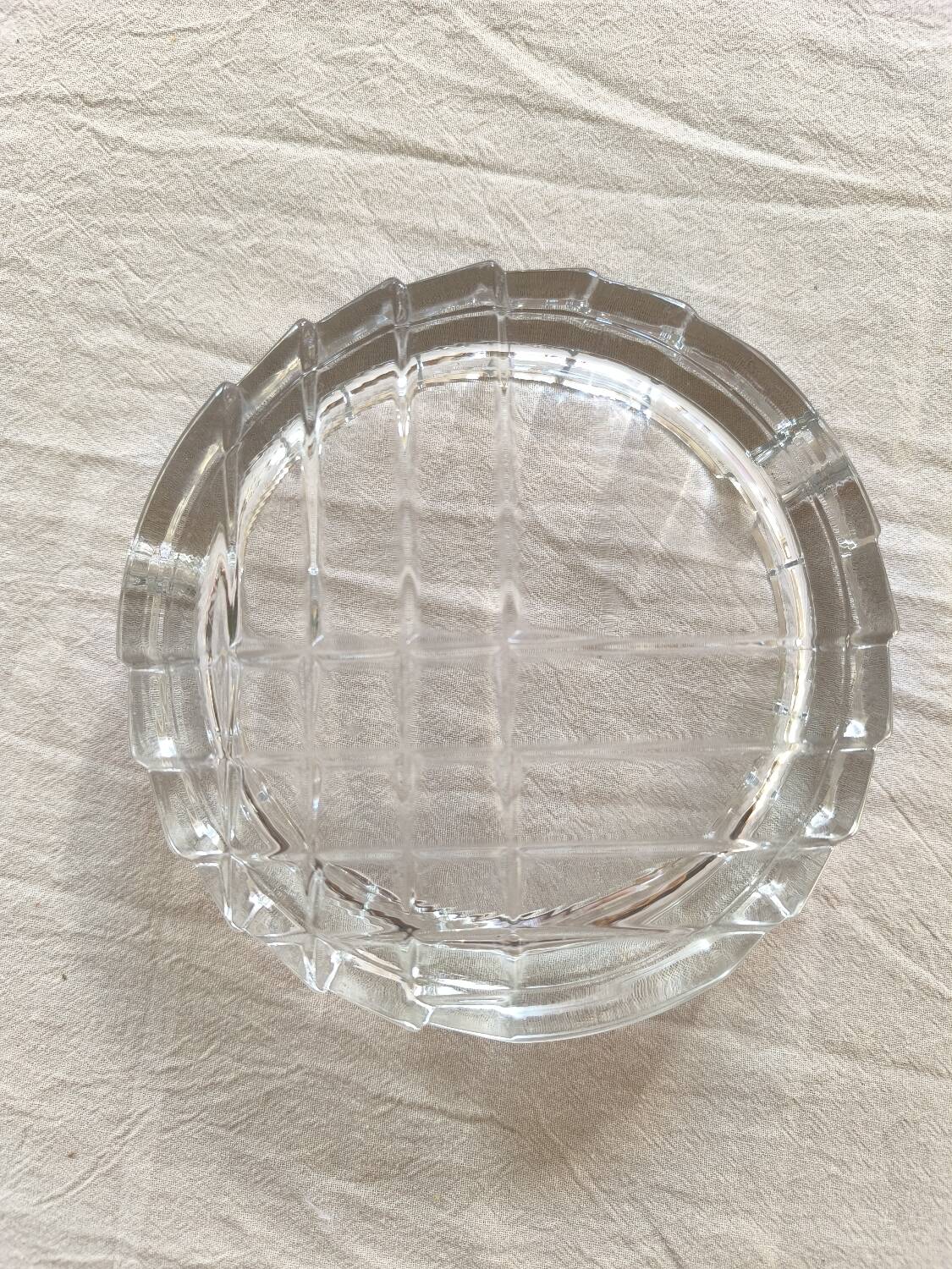Large glass ashtray