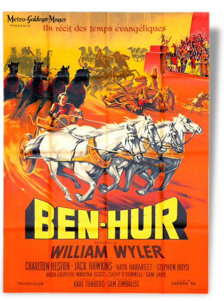 Original Ben Hur poster of 1959