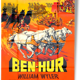 Affiche originale de Ben Hur originale de 1959