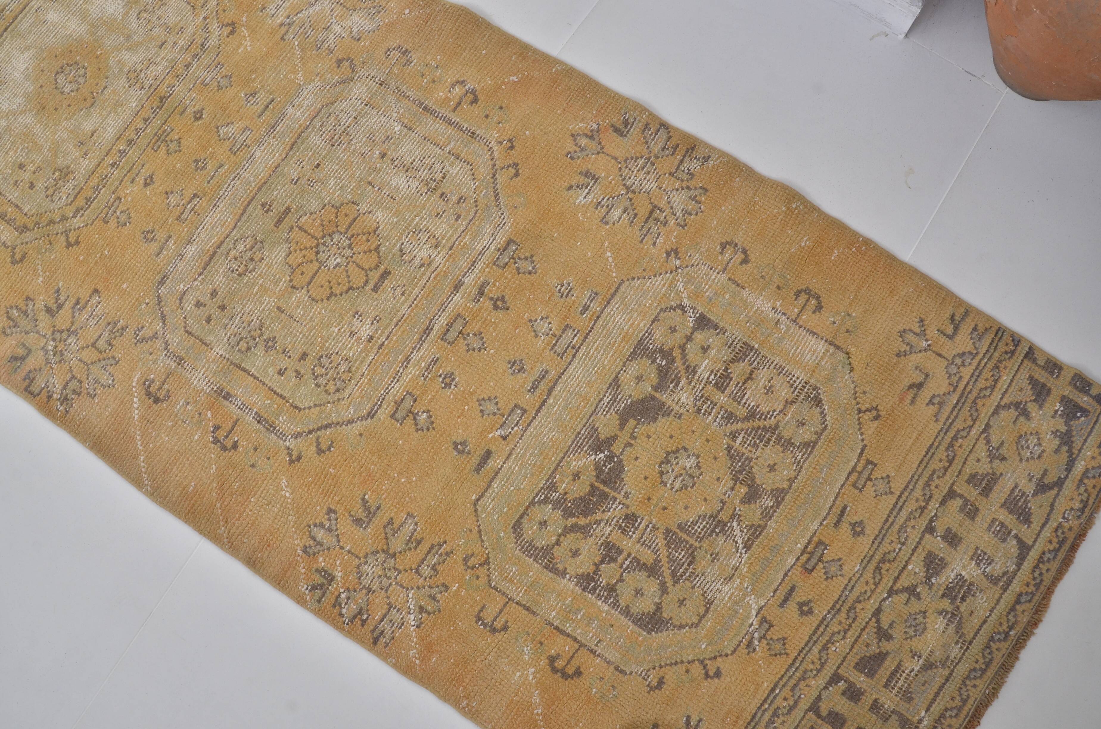 Hallway Antique Oushak Runner Rug sku 2281