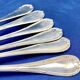 6 silver-plated metal tablespoons Christofle model Crossed Ribbons