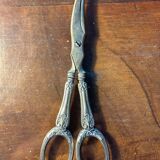 Pair of Antique Silver Grape Scissors