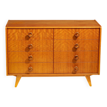 Mid century chest of drawers U458 by Jiří Jiroutek for Interiér Praha, Czechoslovakia, 1960´s
