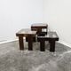 Tables gigognes Gianfranco Frattini années 70