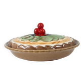 Plat à tarte barbotine "tarte aux fruit"