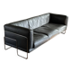 3-seater leather sofa Pen Club by Kwok Hoï Chan Steiner