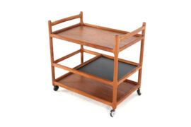 Henning Korch model 308 trolley for C.F. Christensen Silkeborg in teak