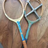 Paire d anciennes raquettes de tennis vers 1930