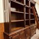Classic English Mahogany Library Bookcase