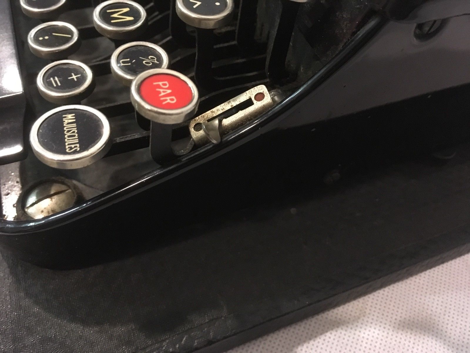 Remington portable typewriter model 5 from 1930