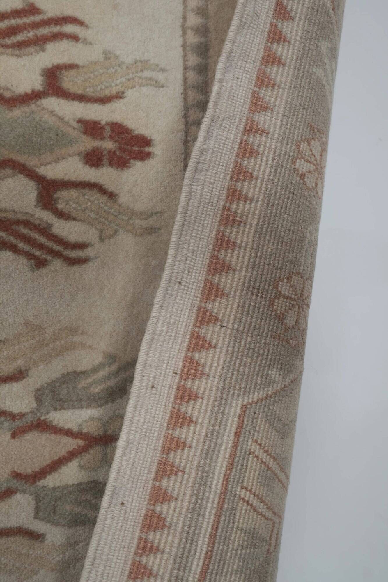 Vintage Turkish hallway rug 100x281 cm