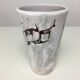 Ceramic vase parietal decoration, 50s signed yurtsua