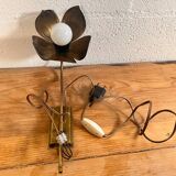 Applique fleur laiton