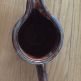 Flamed stoneware creamer by g metenier