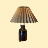 Blue/brown Søholm Stentoi Table Lamp | Vintage Pottery - Danish Design Ceramic Pottery