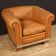 Fauteuil design italien en cuir des années 70