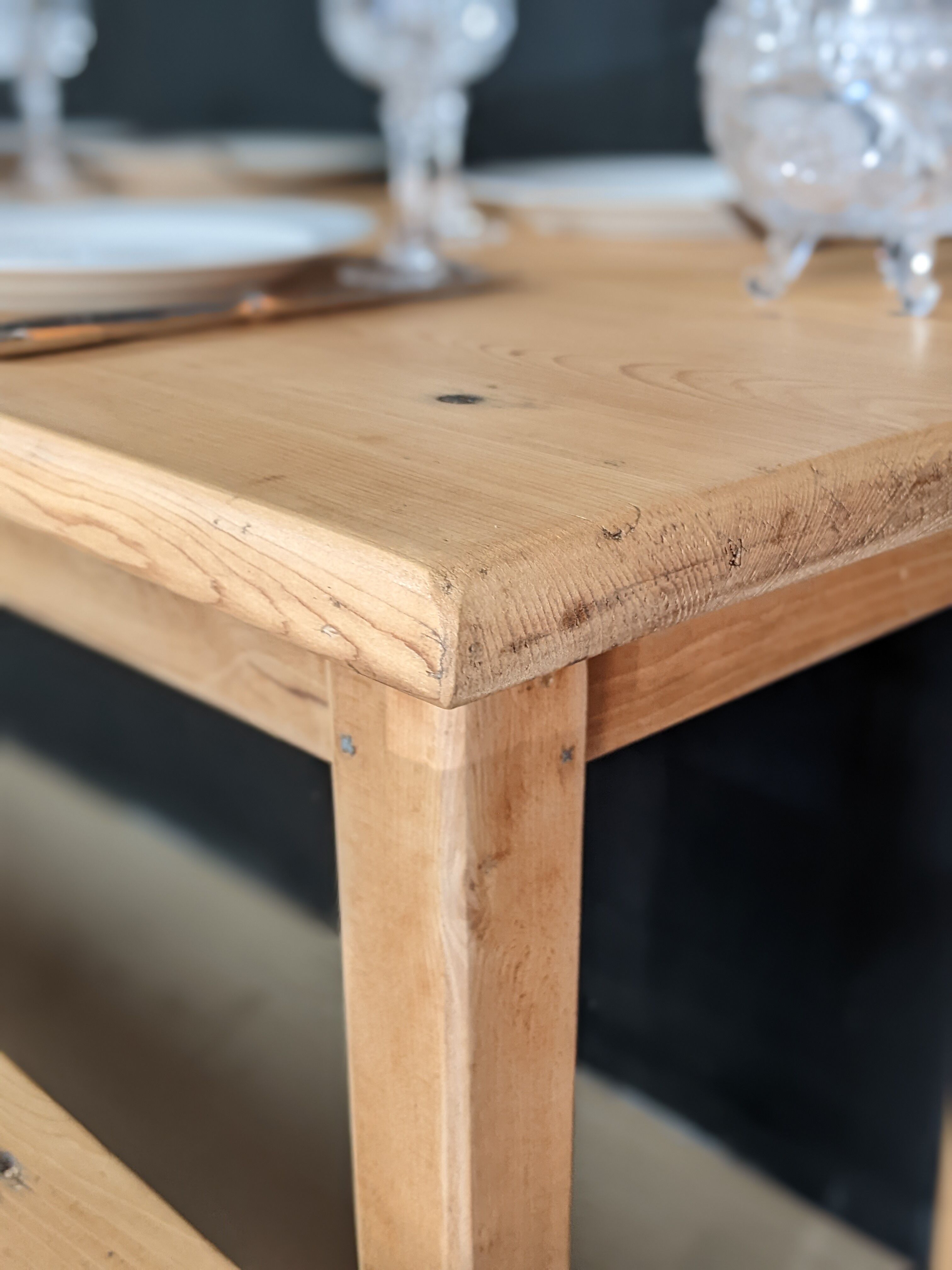 Table de ferme 2m + 2 bancs