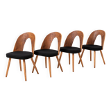 Set of 4 Mid Century Dining Chairs by A.Šuman, Reupholstered in KVADRAT