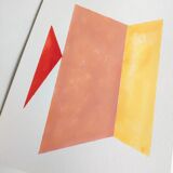 Minimalist geometric painting