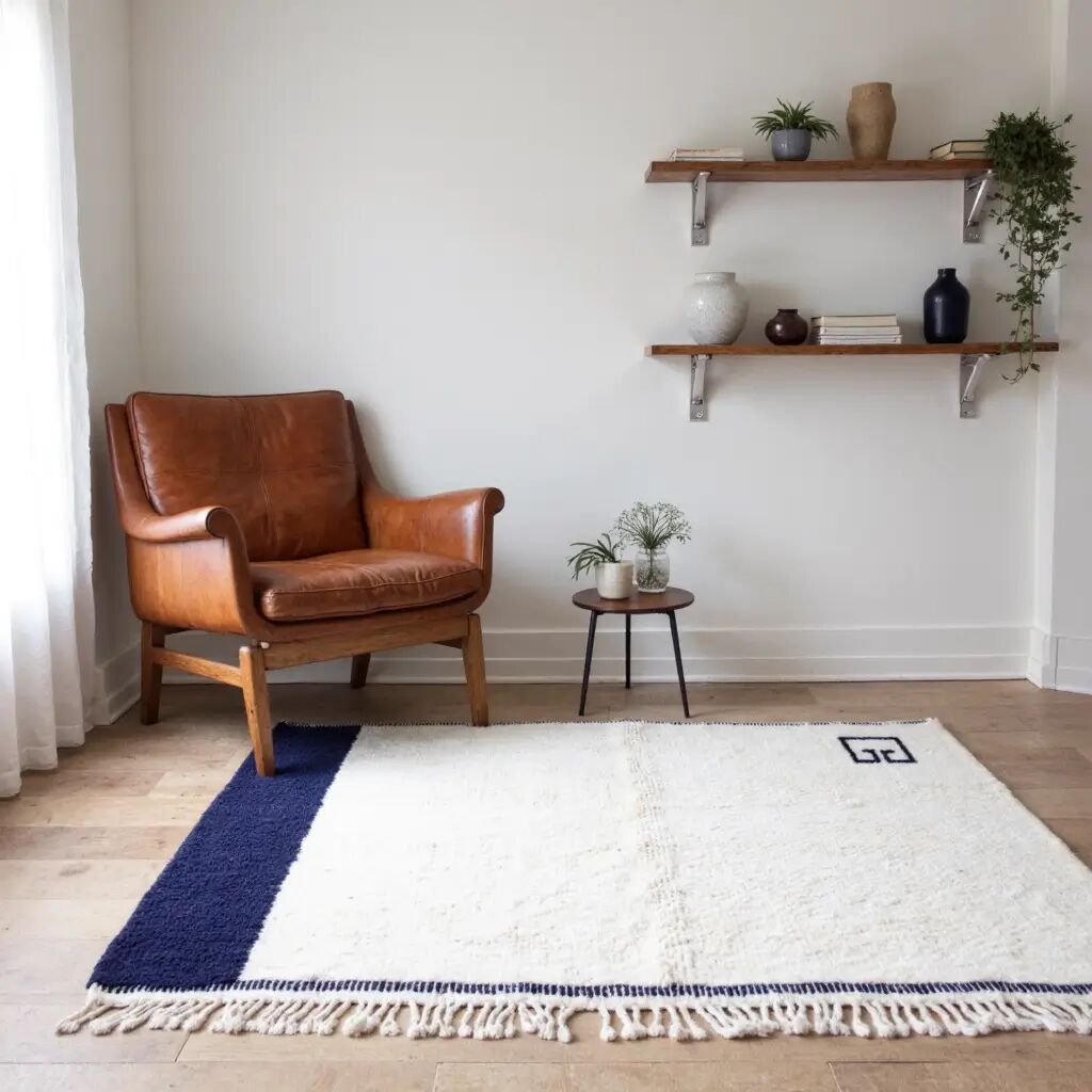 Tapis en laine minimaliste moderne – 250CMX150CM