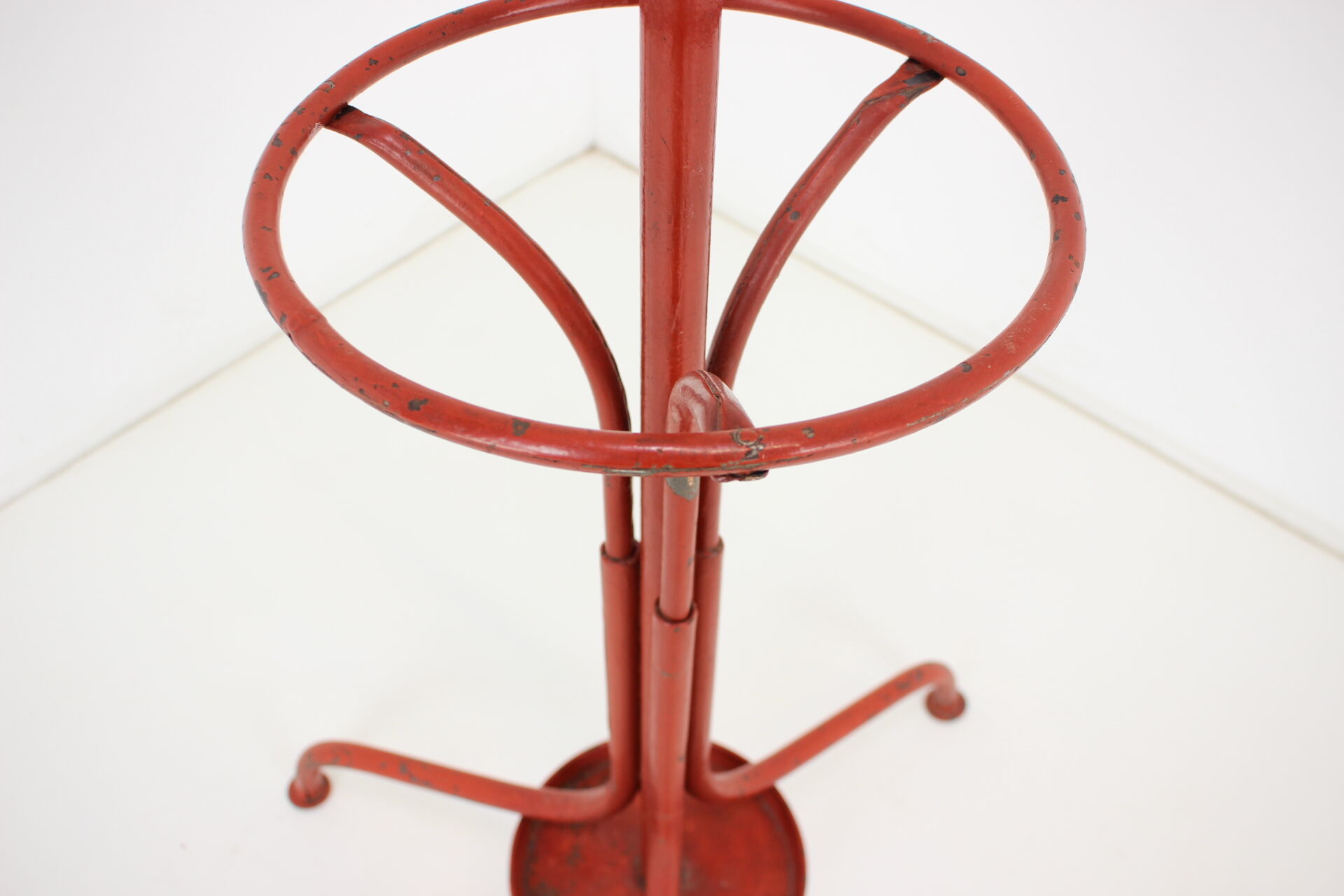 Antique Cast Iron Coat Rack, 1920s