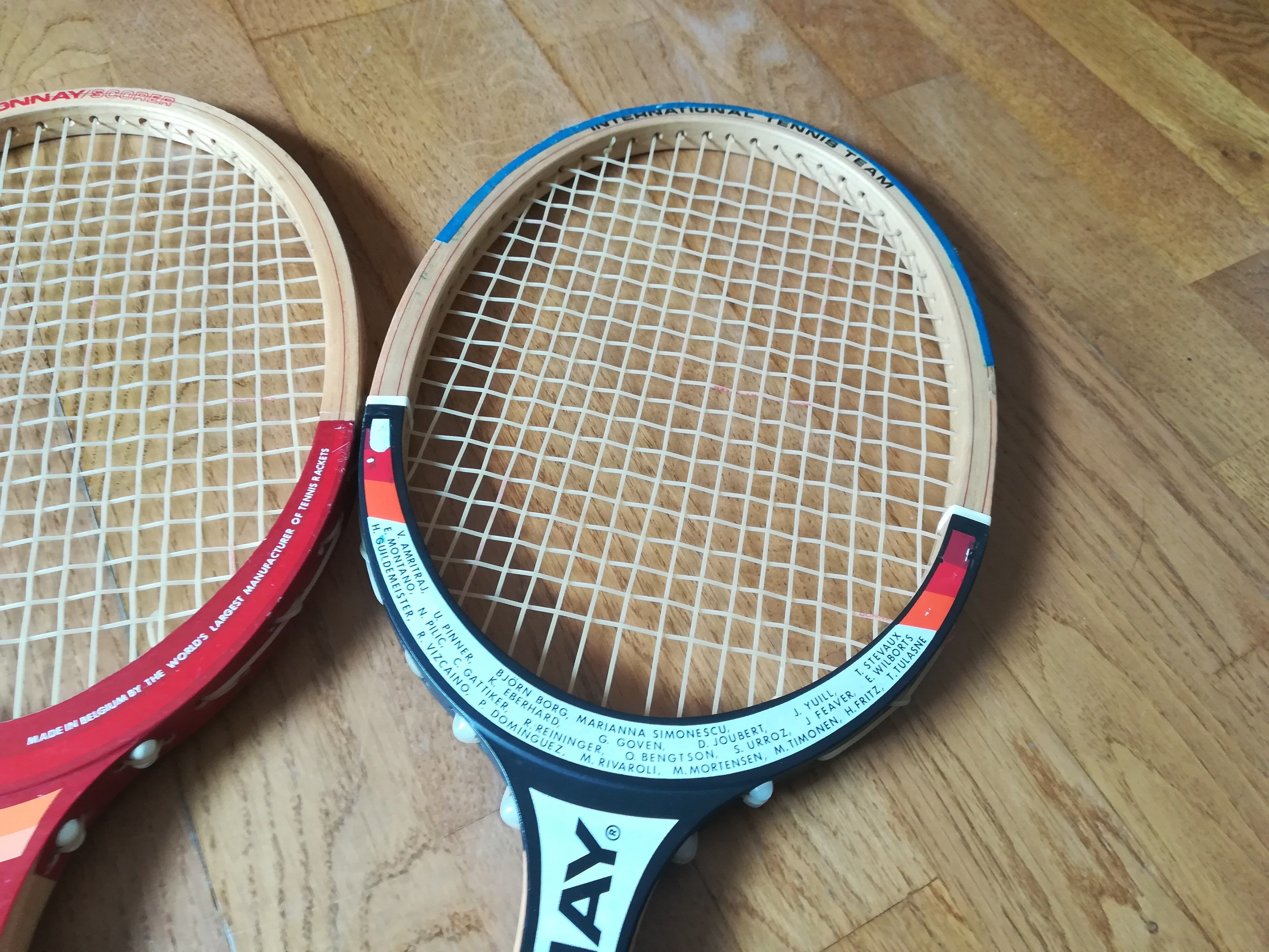 Lot de 4 raquettes de tennis Donnay