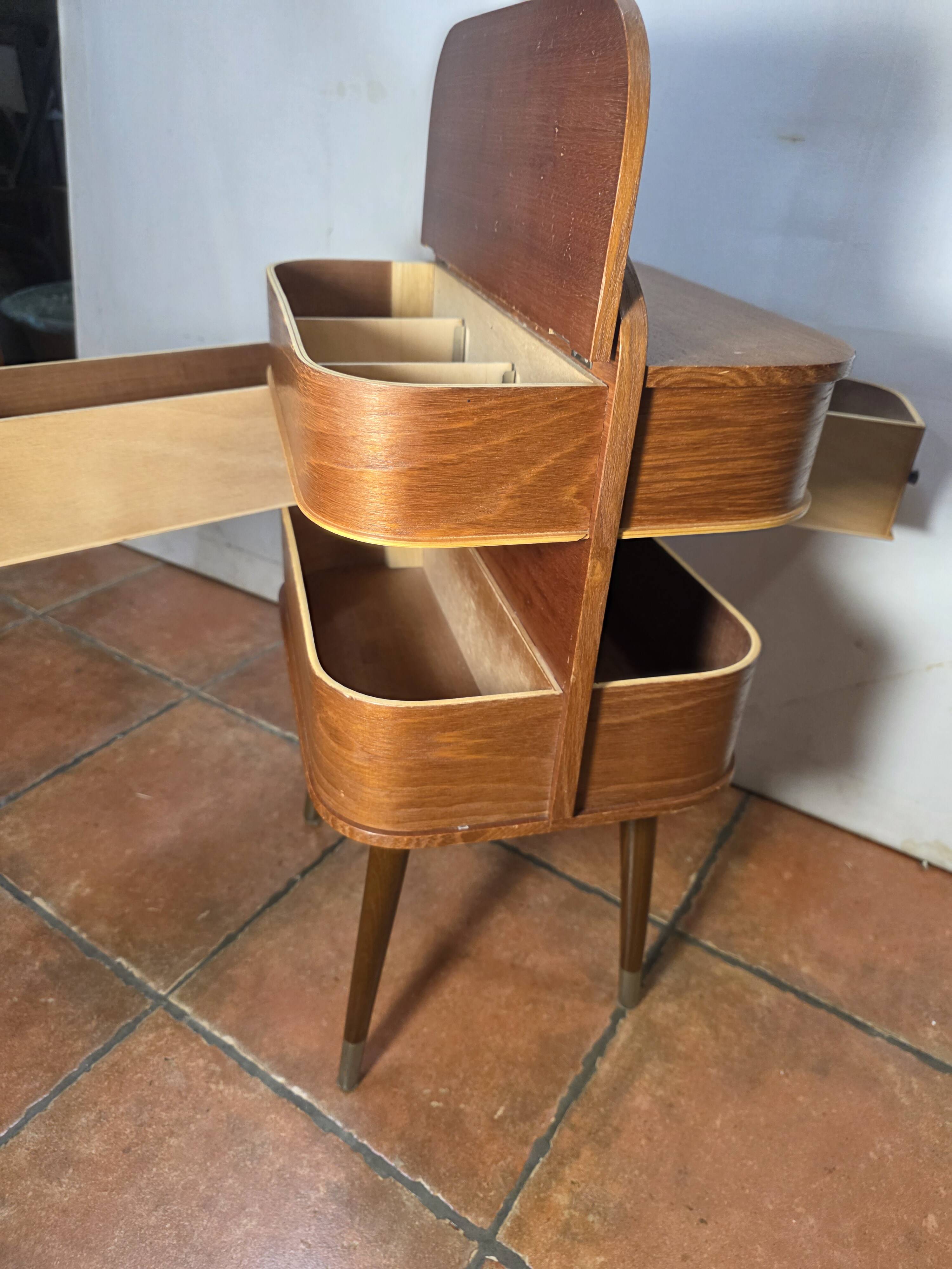 Scandinavian Teak Worker, Danish Design, 1960s