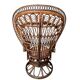 Emmanuelle rattan armchair Peacock 1960
