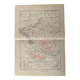 Old map of thermal, maritime, mineral and altitude resorts – 1950
