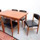 Teak dining table in retro vintage Danish style from the 60s-70s.