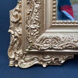 Miroir doré Louis XV 98x156cm