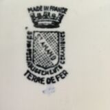 Plat Service Vintage “St-Amant-Sté des Grands Établissements Céramique"