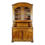 Parisian Louis Philippe period walnut bookcase sideboard circa 1830