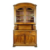 Parisian Louis Philippe period walnut bookcase sideboard circa 1830