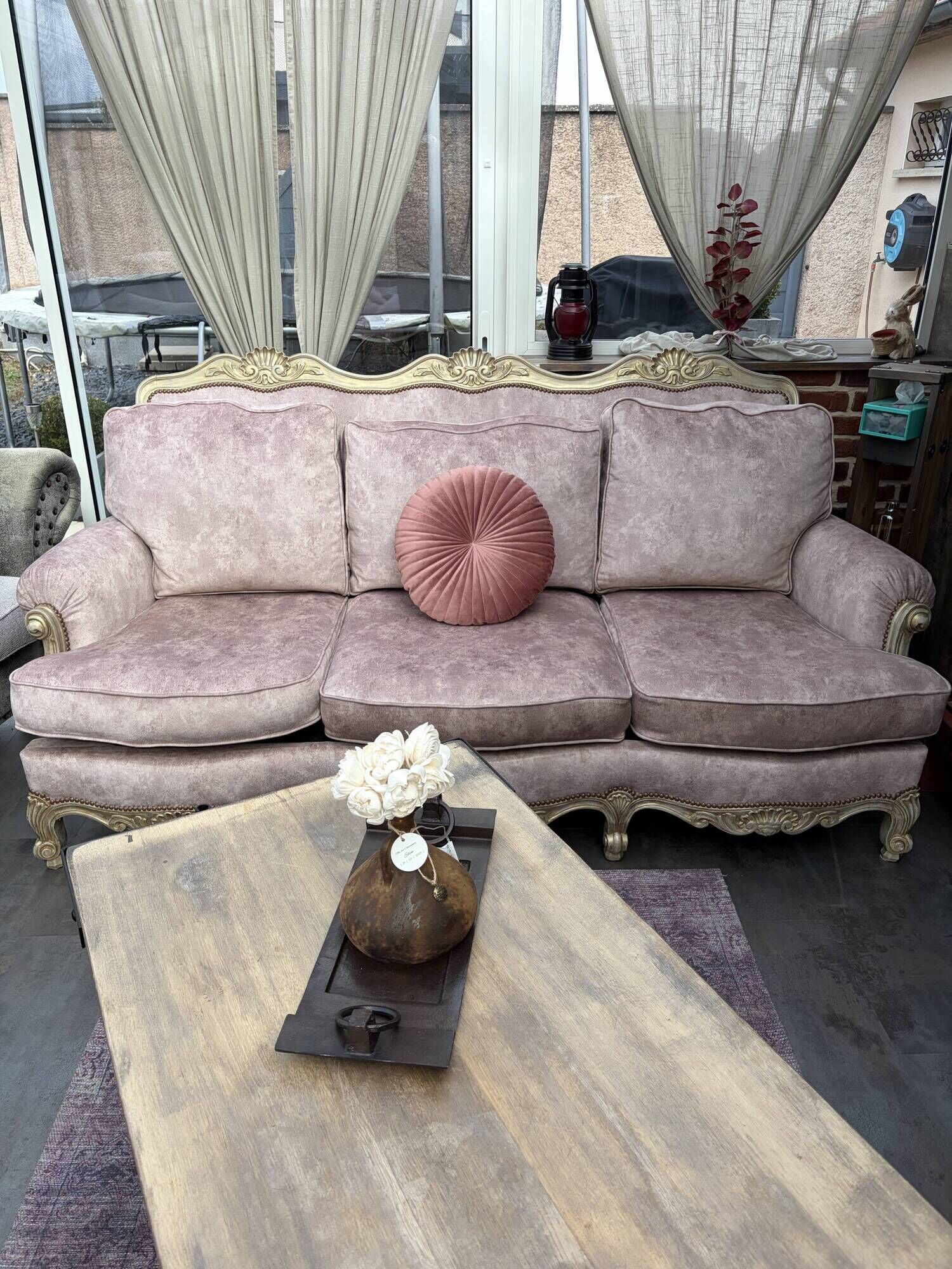 Vintage baroque sofa