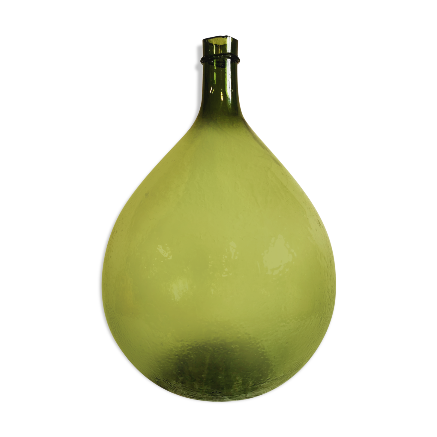 Demijohn in green 15 liters