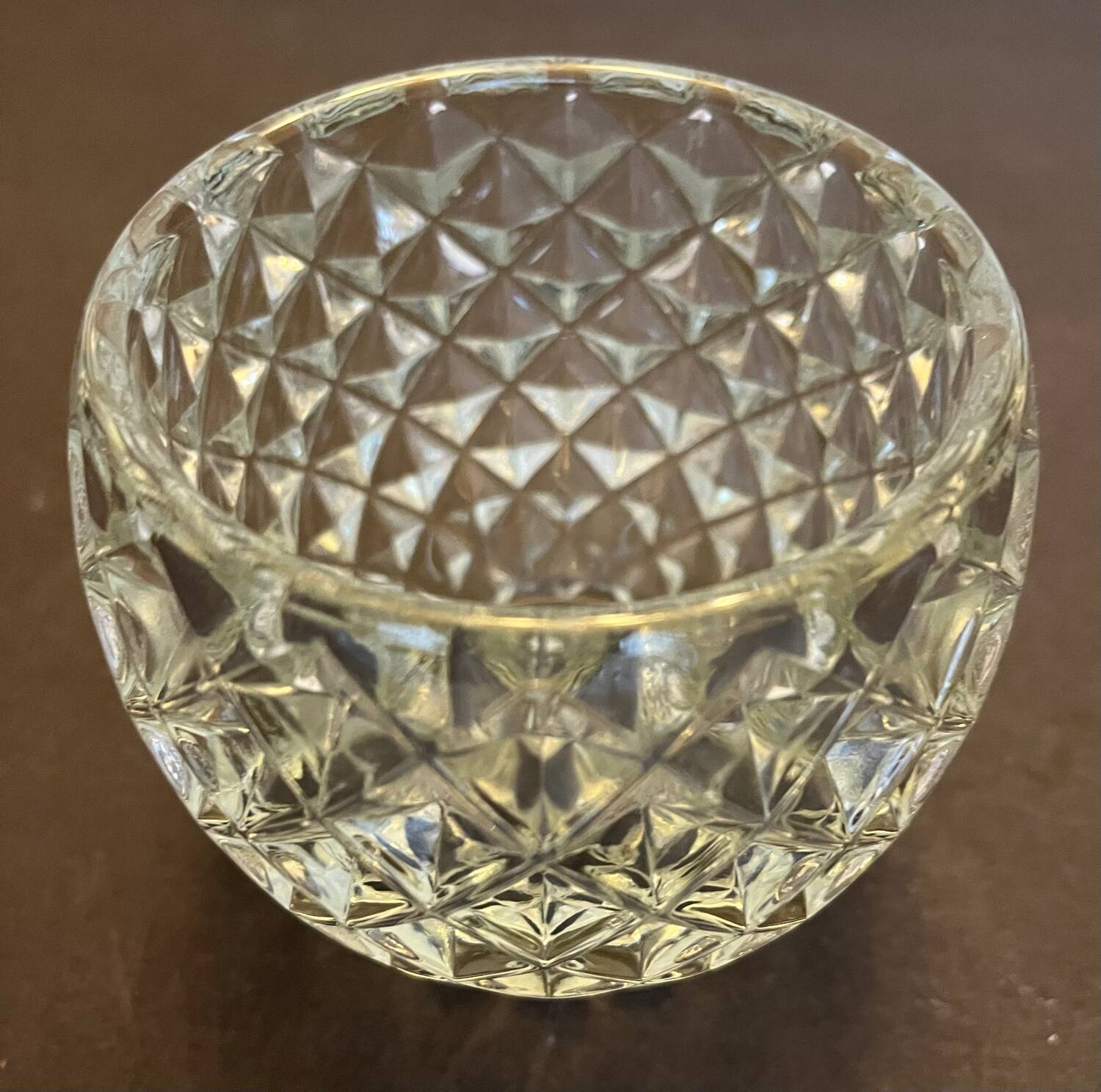 Glass ball vase