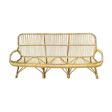 Bamboo retro sofa 1950