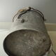 Old bucket coal zinc old zinc coal bucket zinkkohleeimer rustic decoration