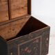 Antique chest painted in pine wood – China, around 1900