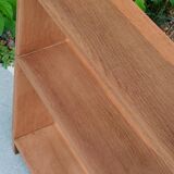 Solid wood bookcase shelf