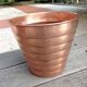 Copper pot cover brushed red/vintage years 70