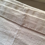 Pair of white canvas country sheets