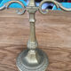 Antique brass candle holder