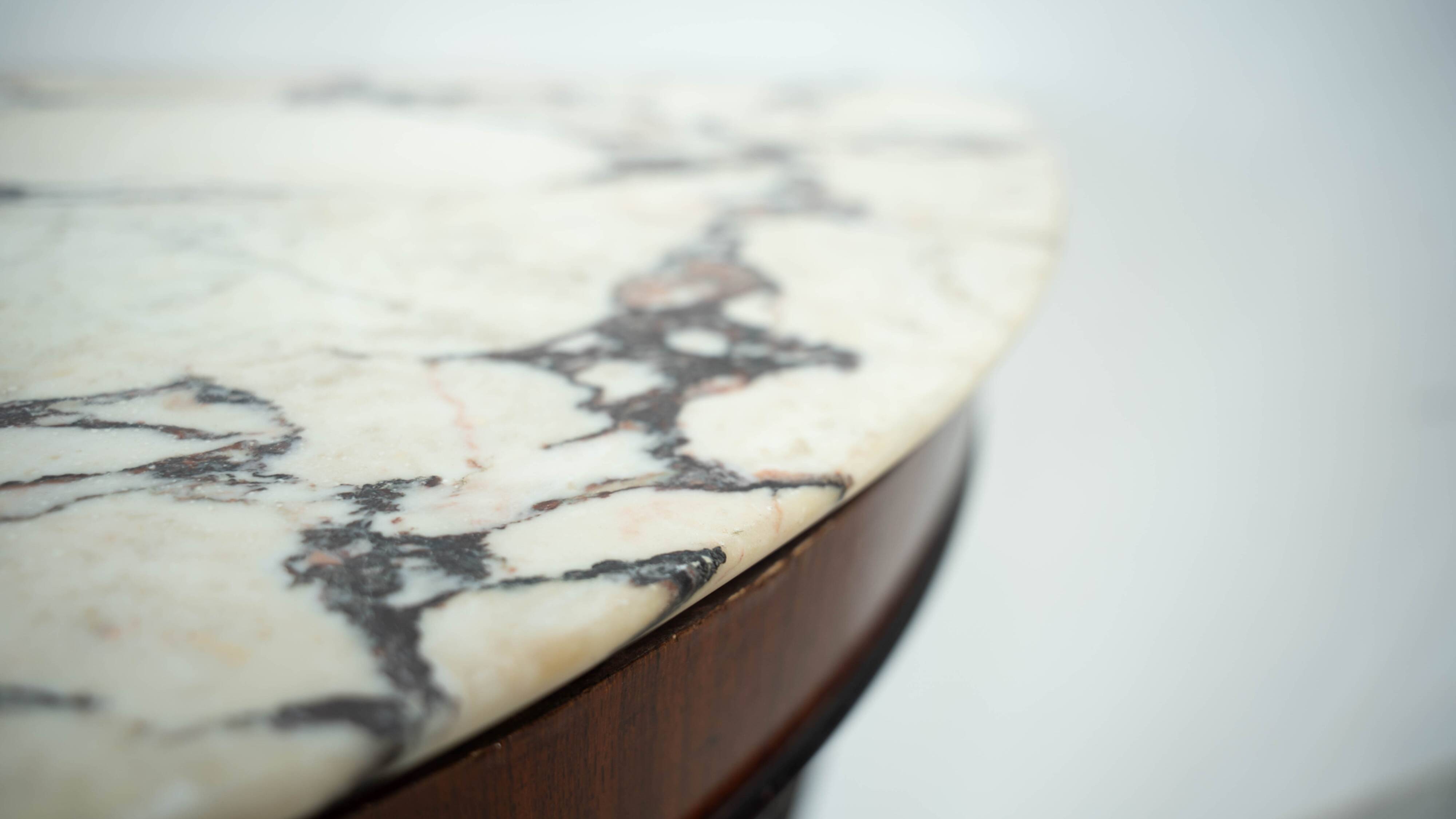 1950s Italian console with marble top