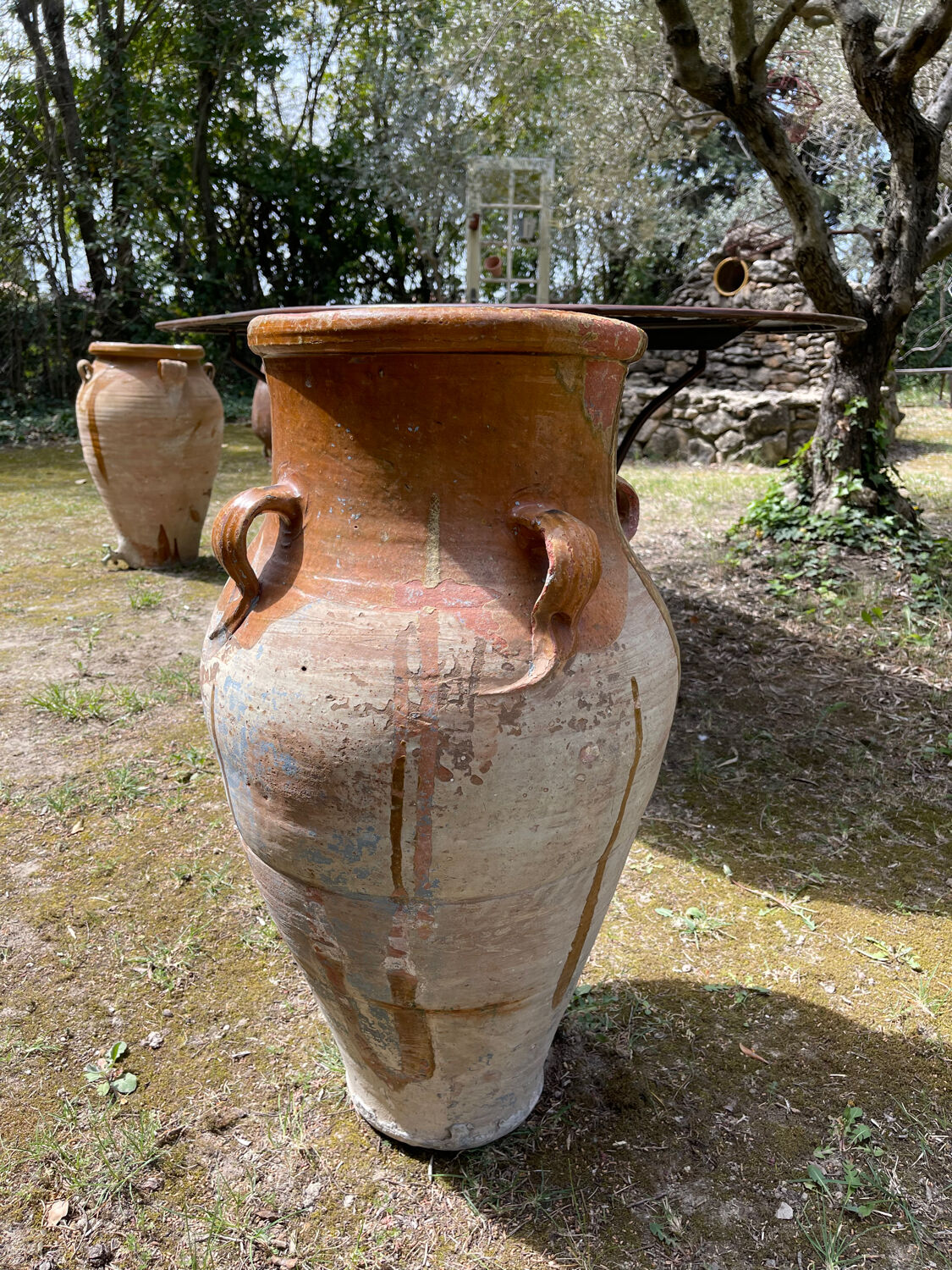 Terracotta pot jar