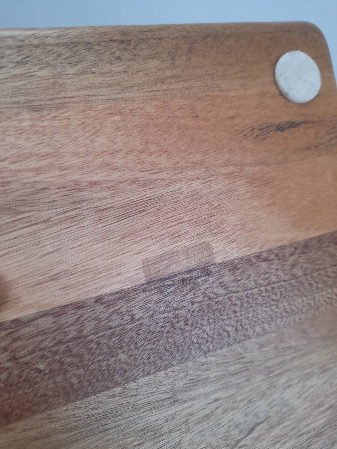 Bowl and nutcracker in Danish teak Bodum 80s