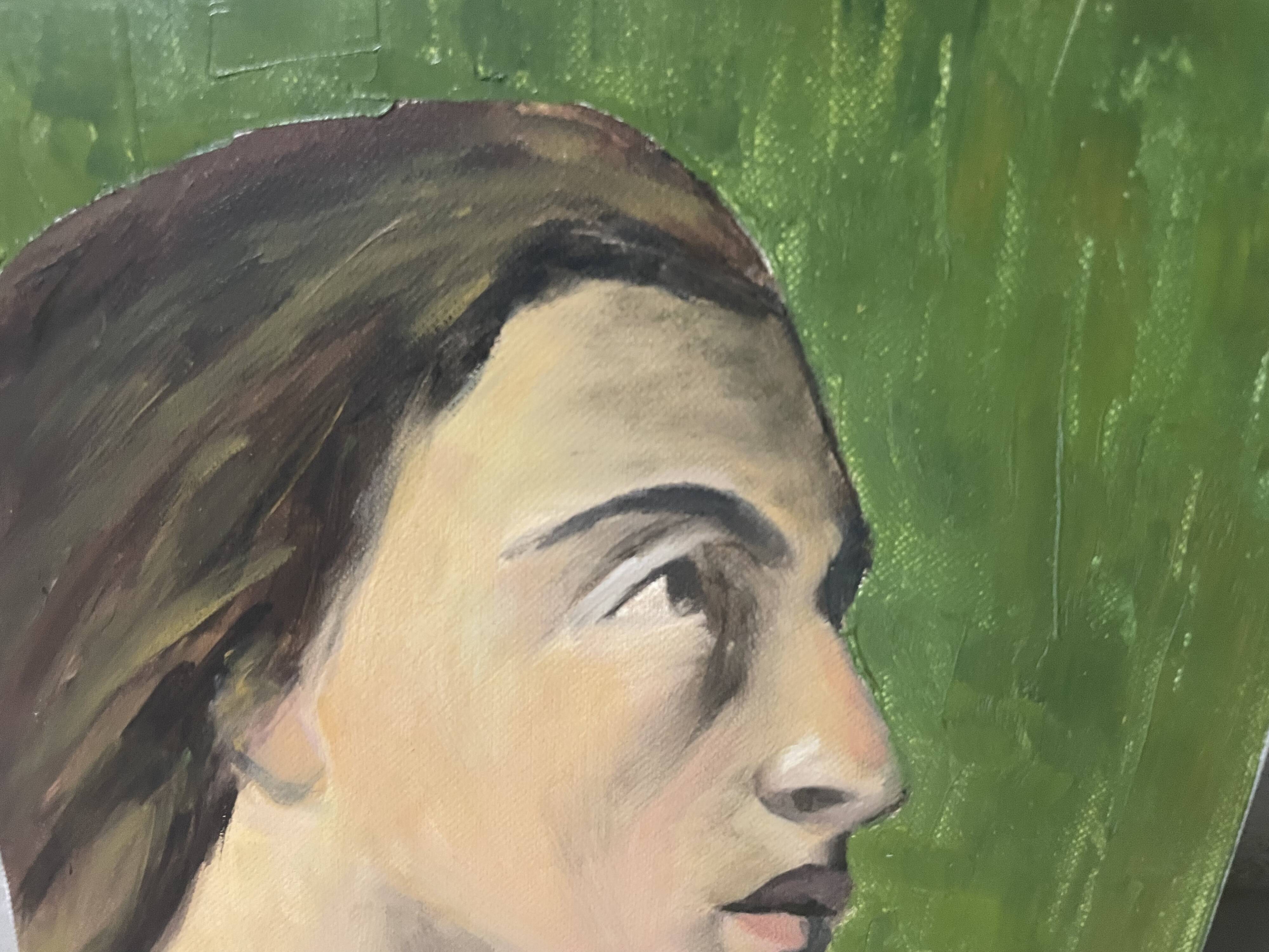 Oil on canvas "The Penitent"